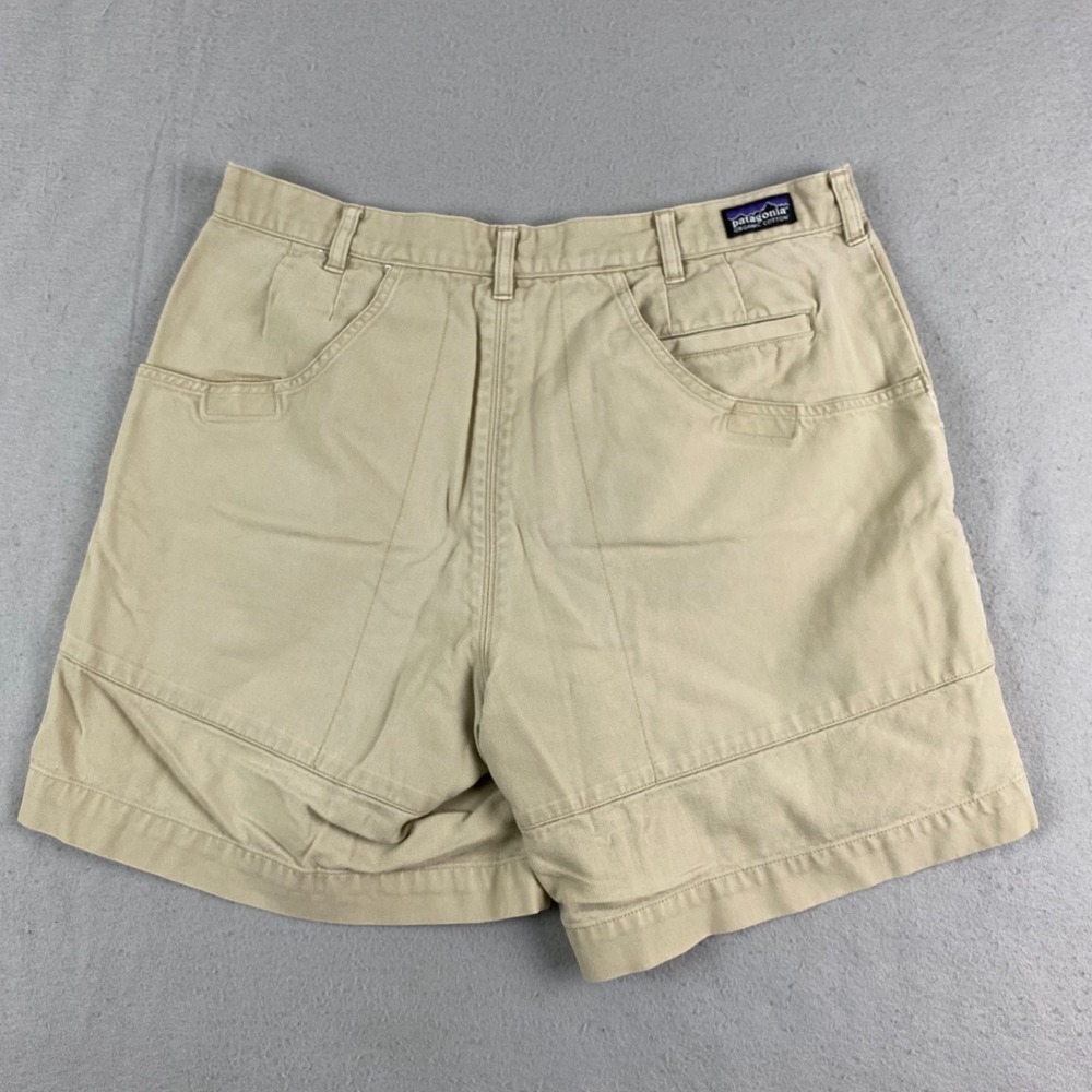 Patagonia Stand Up Shorts Mens 34 Khaki 7" Organic Cotton Canvas 57227 SP11